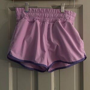 Athleta Girl Running Shorts size L 12 Nice purple